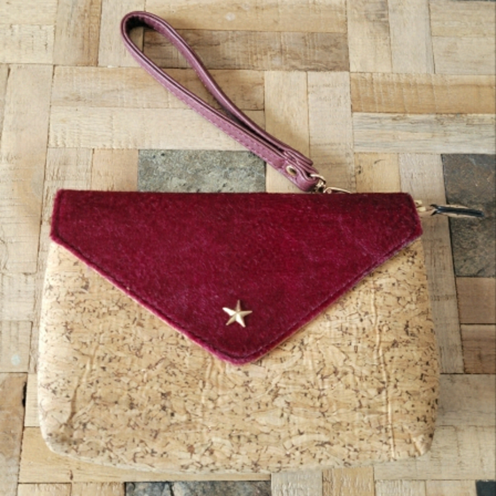 Pixie Mood Cork Clutch/Wristlet